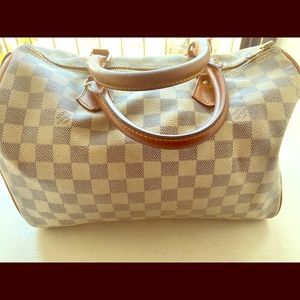 Authentic Louis Vuitton Damier Speedy 30